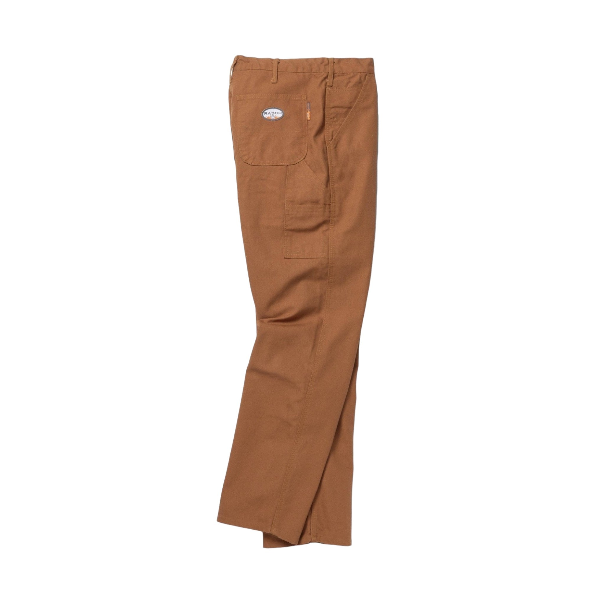 Rasco FR - FR4507BN - FR Brown Duck Carpenter Pants, CAT 2, NFPA 2112 - SIDE