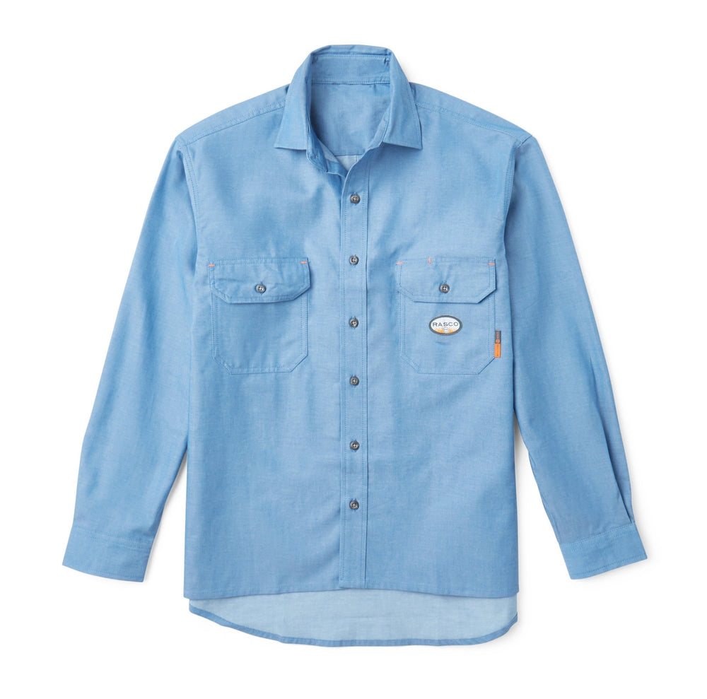 FR Chambray Uniform Shirt (CLOSEOUT) - Rasco FR