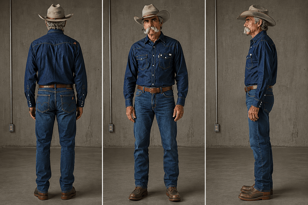 FR Denim Snap Shirt - Rasco FR