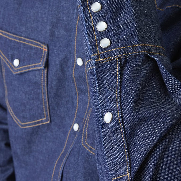 FR Denim Snap Shirt - Rasco FR
