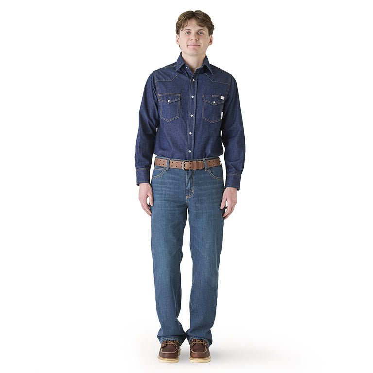 FR Denim Snap Shirt - Rasco FR
