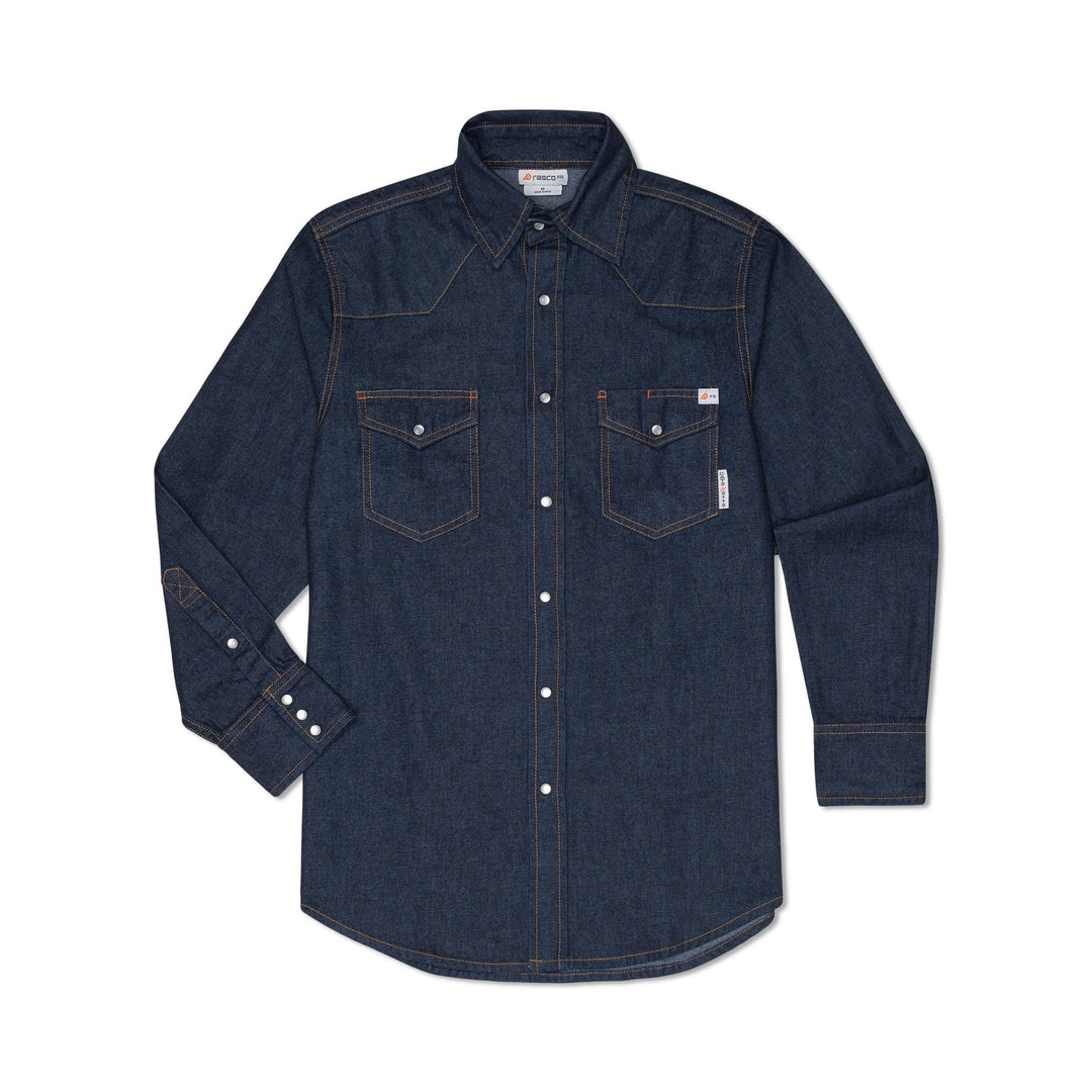 FR Denim Snap Shirt - Rasco FR
