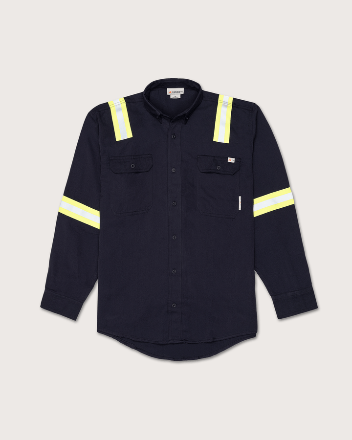 FR DH Air™ Navy Uniform Shirt w/ Evis - Rasco FR