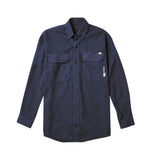 FR1344NV Rasco FR DH Air™ Navy Uniform Shirt, CAT 2, NFPA 2112 - FRONT