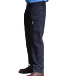 FR DH Navy Canvas Cargo Pants - Rasco FR