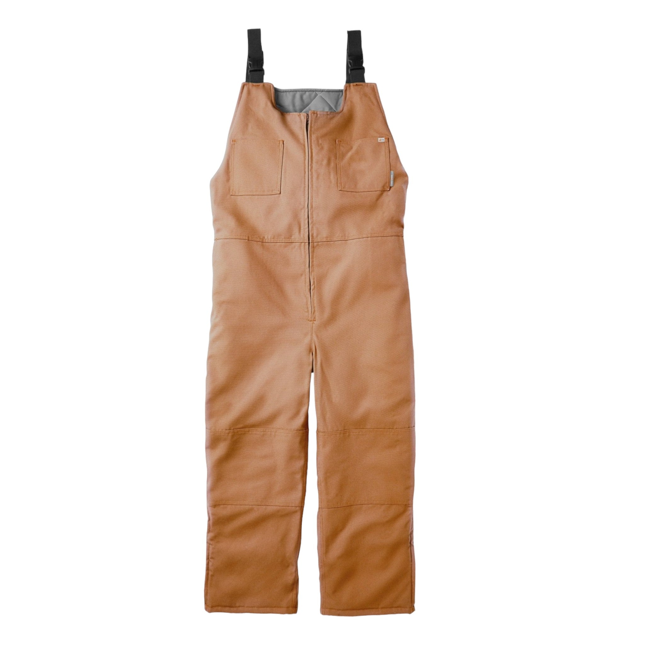 FR2607BN - Rasco FR Brown Duck Insulated Bib Overall, CAT 3, NFPA 2112 - MAIN