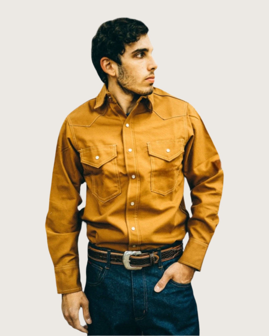 duck dress shirt Rasco FR Heavyweight Work Shirt 3XL / Brown Duck