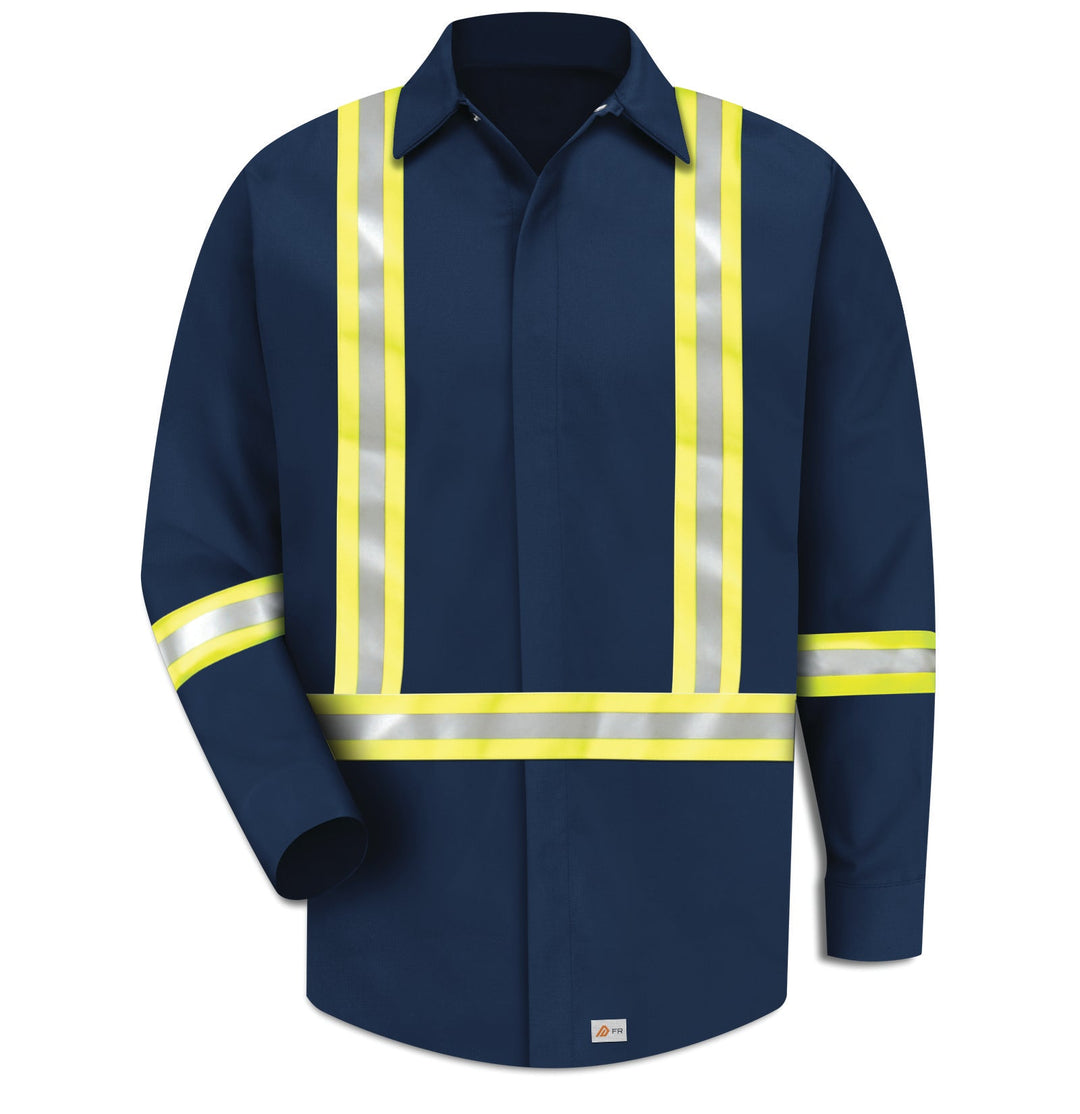 FR GlenGuard Food Processing Shirt with Reflective Tape - Rasco FR