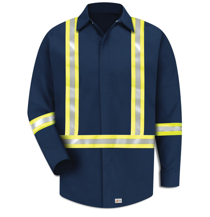 FR GlenGuard Food Processing Shirt with Reflective Tape - Rasco FR