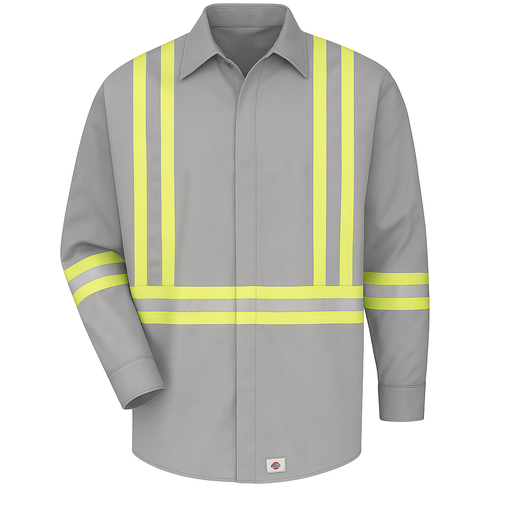 FR GlenGuard Food Processing Shirt with Reflective Tape - Rasco FR