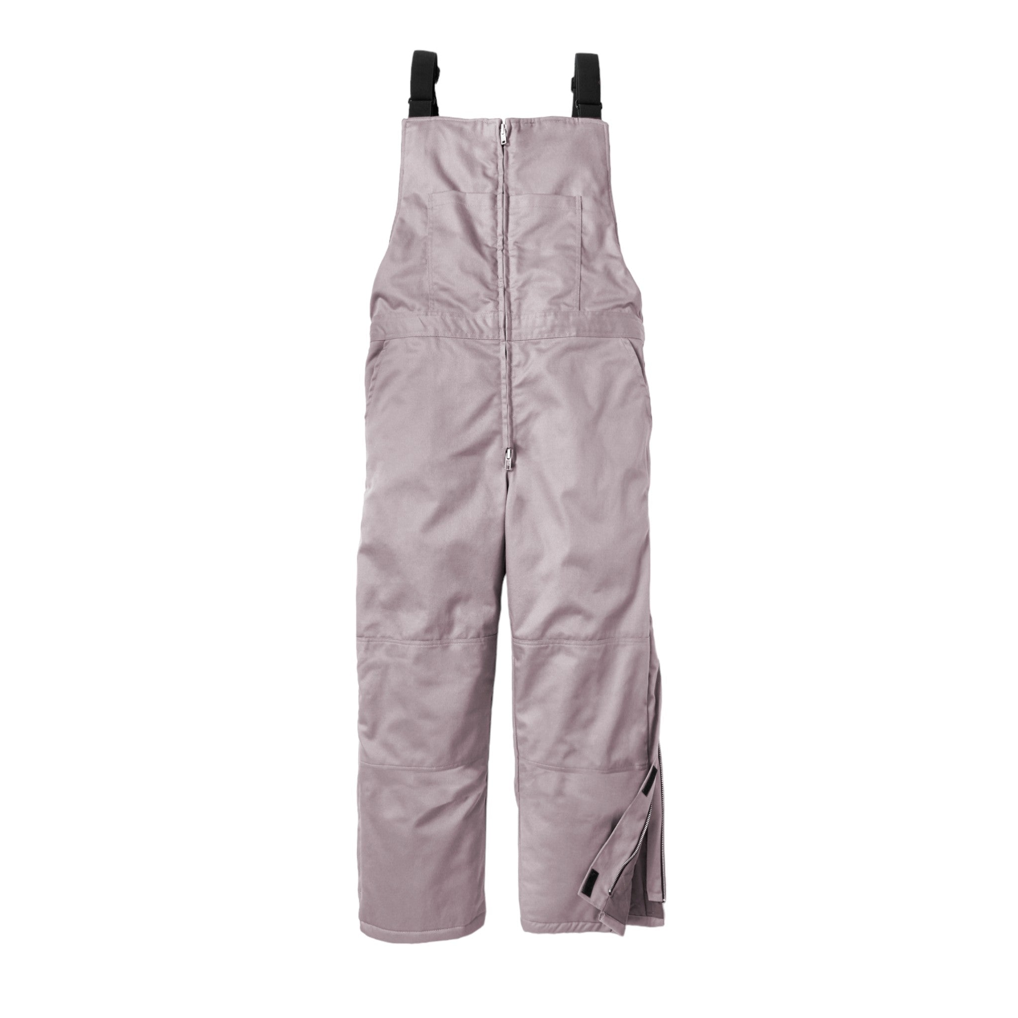 FR2638GY - Rasco FR GlenGuard Gray Insulated Bib Overall, CAT 3, NFPA 2112 - FRONT