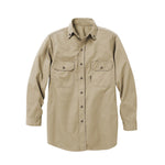 FR1336TN Rasco FR GlenGuard Tan Uniform Shirt, CAT 2, NFPA 2112 - FRONT