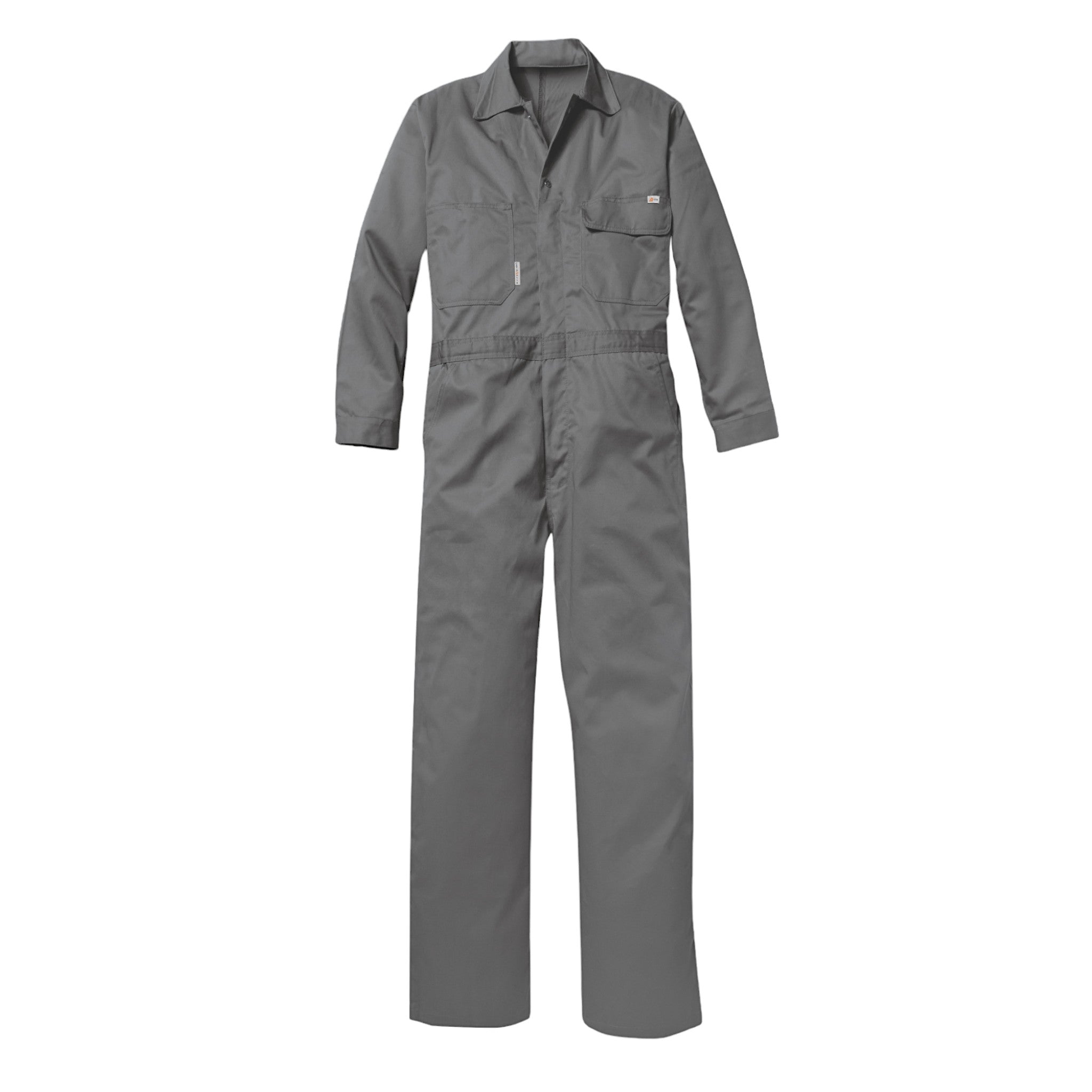 FR2803GY Rasco FR Gray Coverall, CAT 2, NFPA 2112 - FRONT