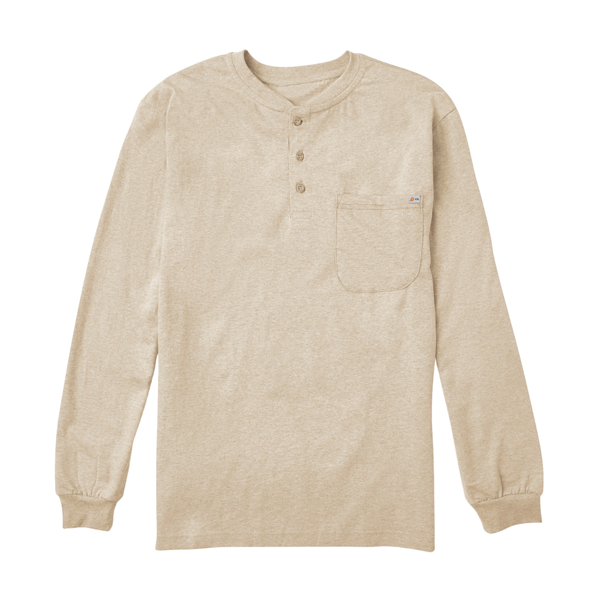 FR0101KH Rasco FR Khaki Henley CAT 2, NFPA 2112 - MAIN