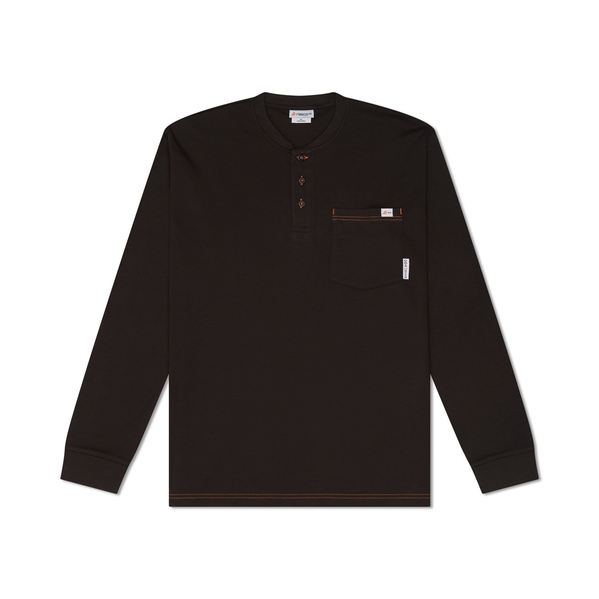 FR Henley Shirt | CAT 2 Flame Resistant Henley, 8.7 ATPV – Rasco FR