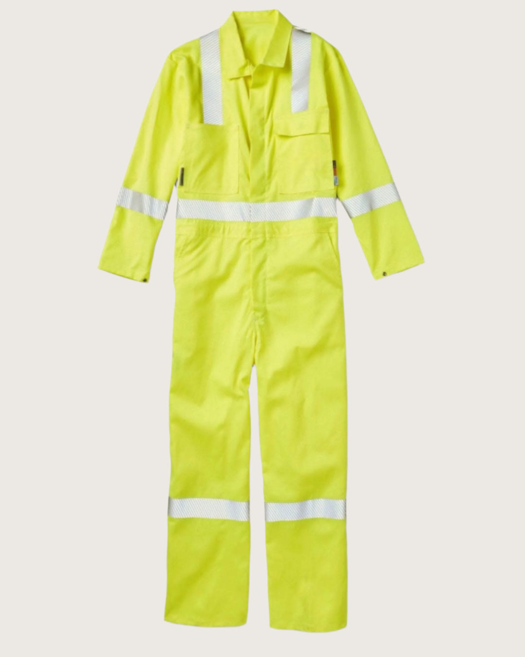 FR Hi Vis 88/12 Coverall with Segmented Trim - ANSI Yellow - Rasco FR