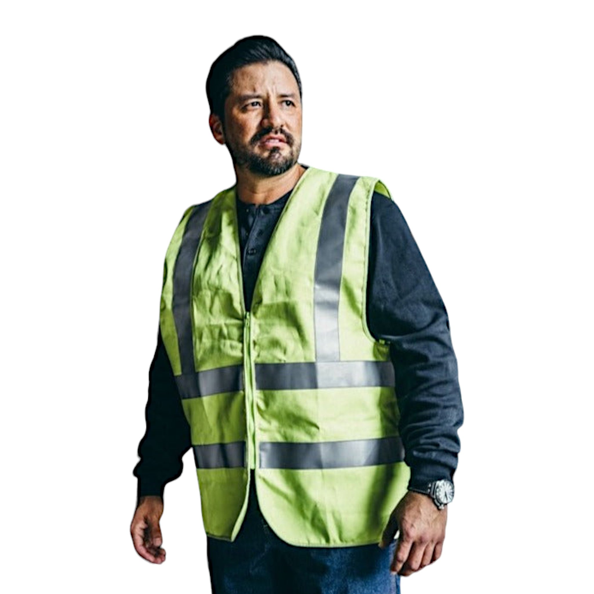 FR1503YH Rasco FR Hi Vis Class 2 ANSI Yellow Vest, CAT 2, NFPA 2112 - MAIN