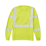 FR0337YH Rasco FR Hi Vis Yellow T-Shirt with Segmented, CAT 2, NFPA 2112 - BACK