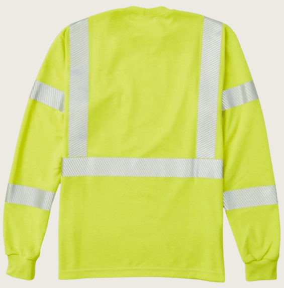 FR Hi Vis Yellow Class 3 ANSI T-Shirt with Segmented - Rasco FR