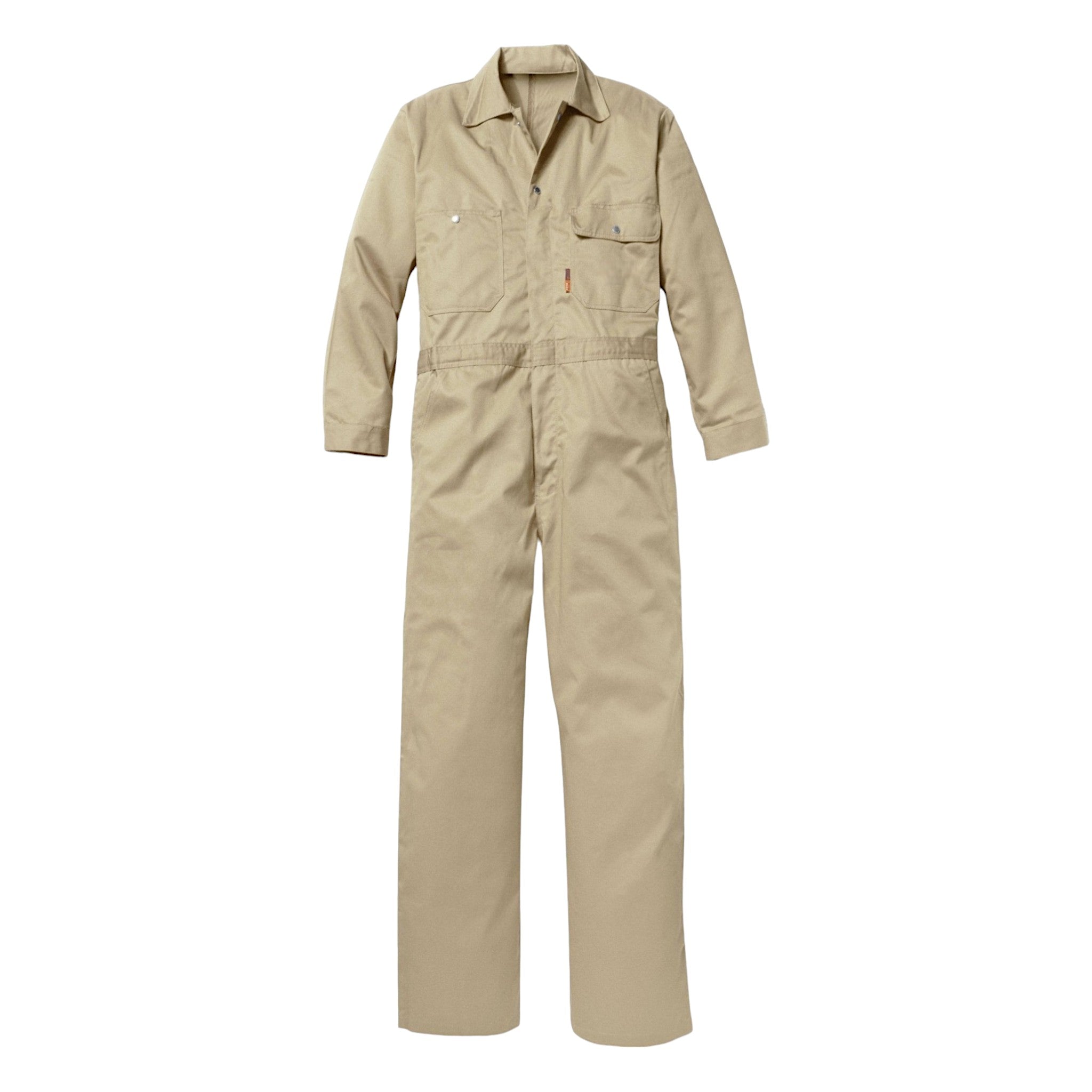 FR2803KH Rasco FR Khaki Coverall, CAT 2, NFPA 2112 - FRONT