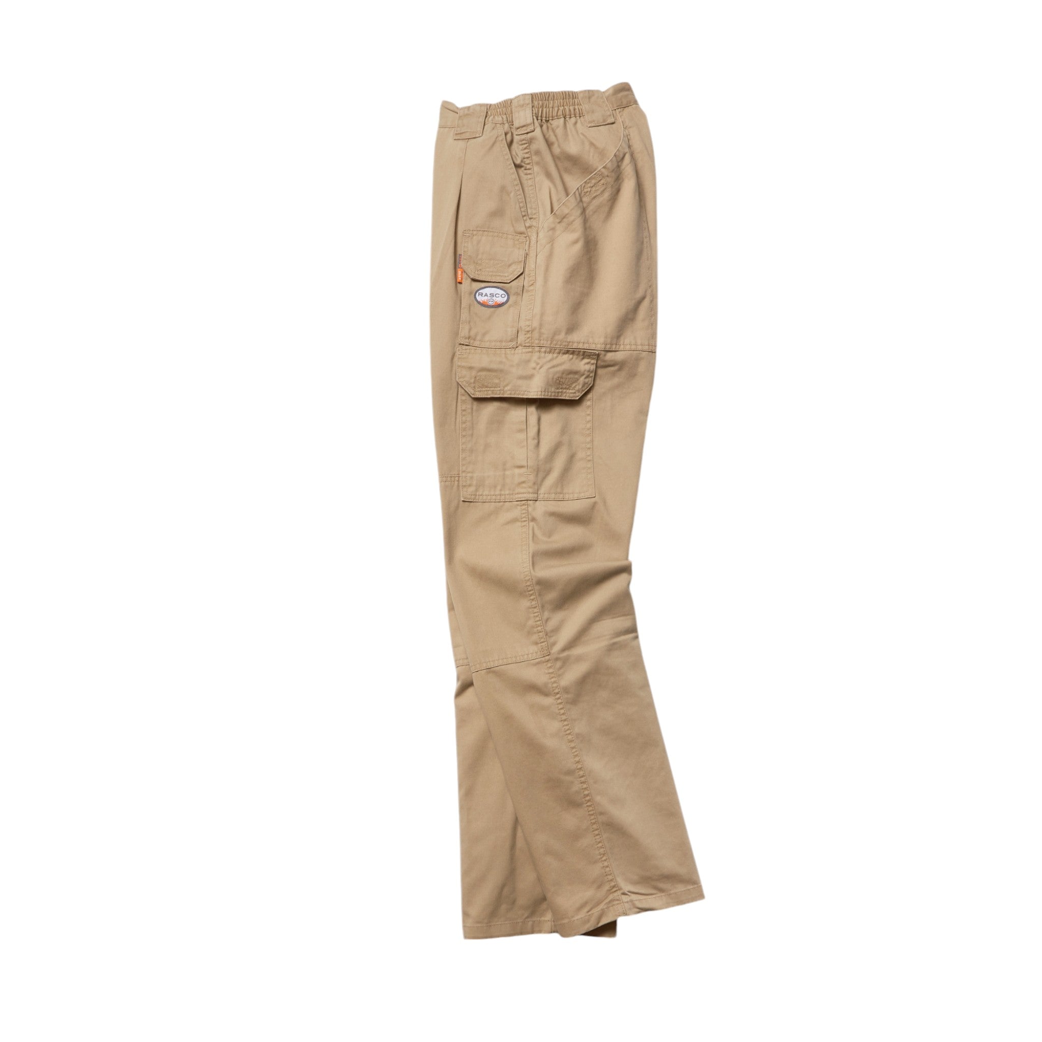 FR4303KHCO Rasco FR Khaki Field Pants, CAT 2, NFPA 2112 - SIDE