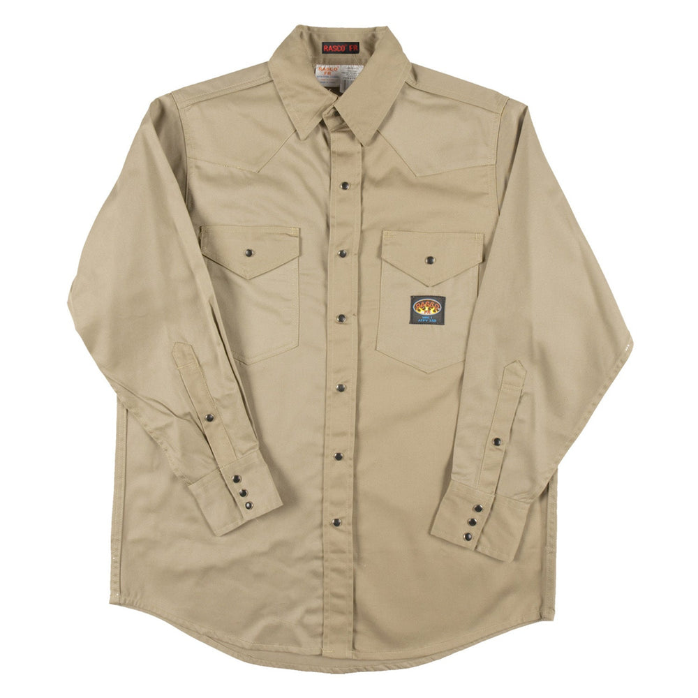 FR Khaki Heavyweight Shirt (CLOSEOUT) - Rasco FR