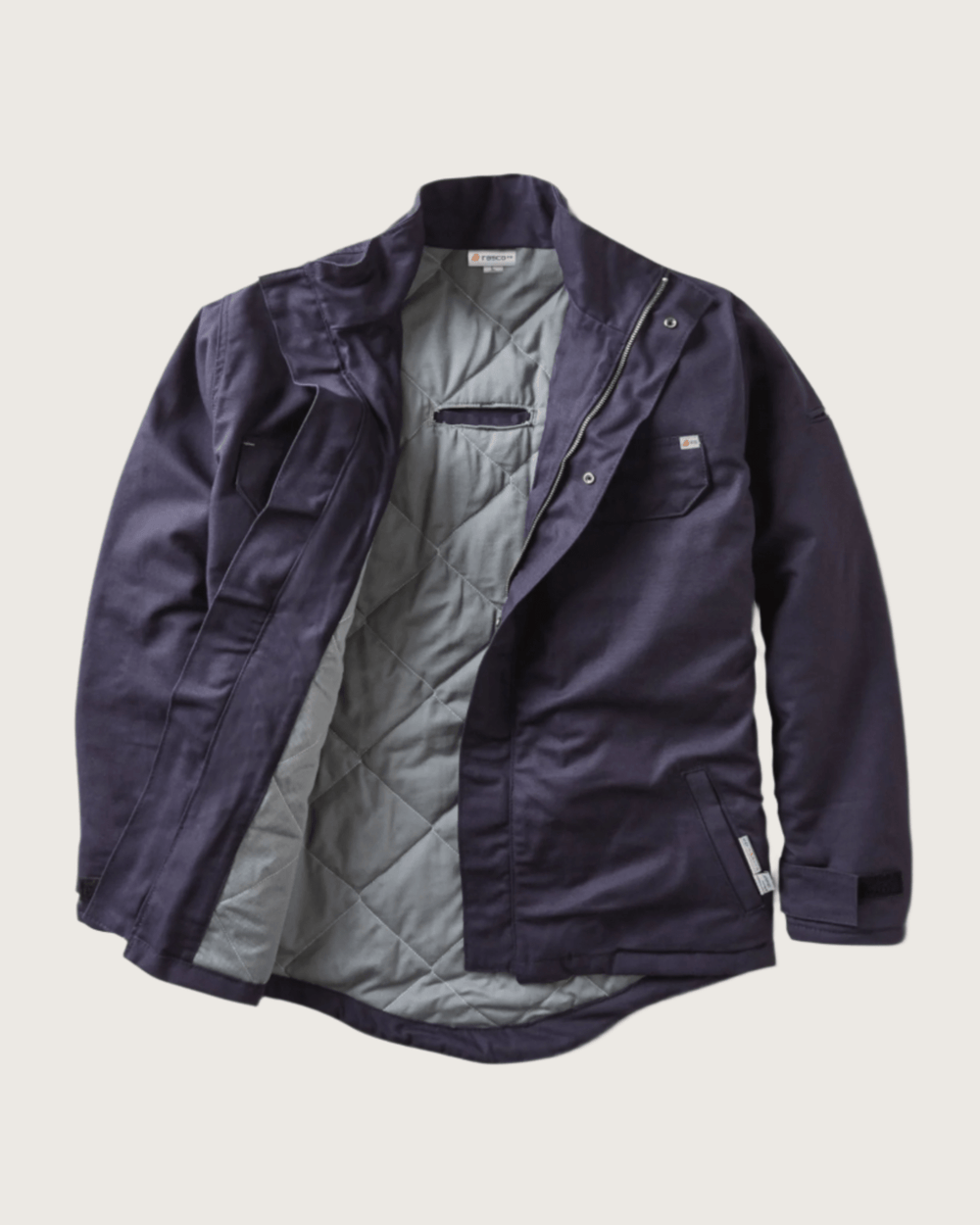 FR Navy Canvas Lanyard Jacket - Rasco FR