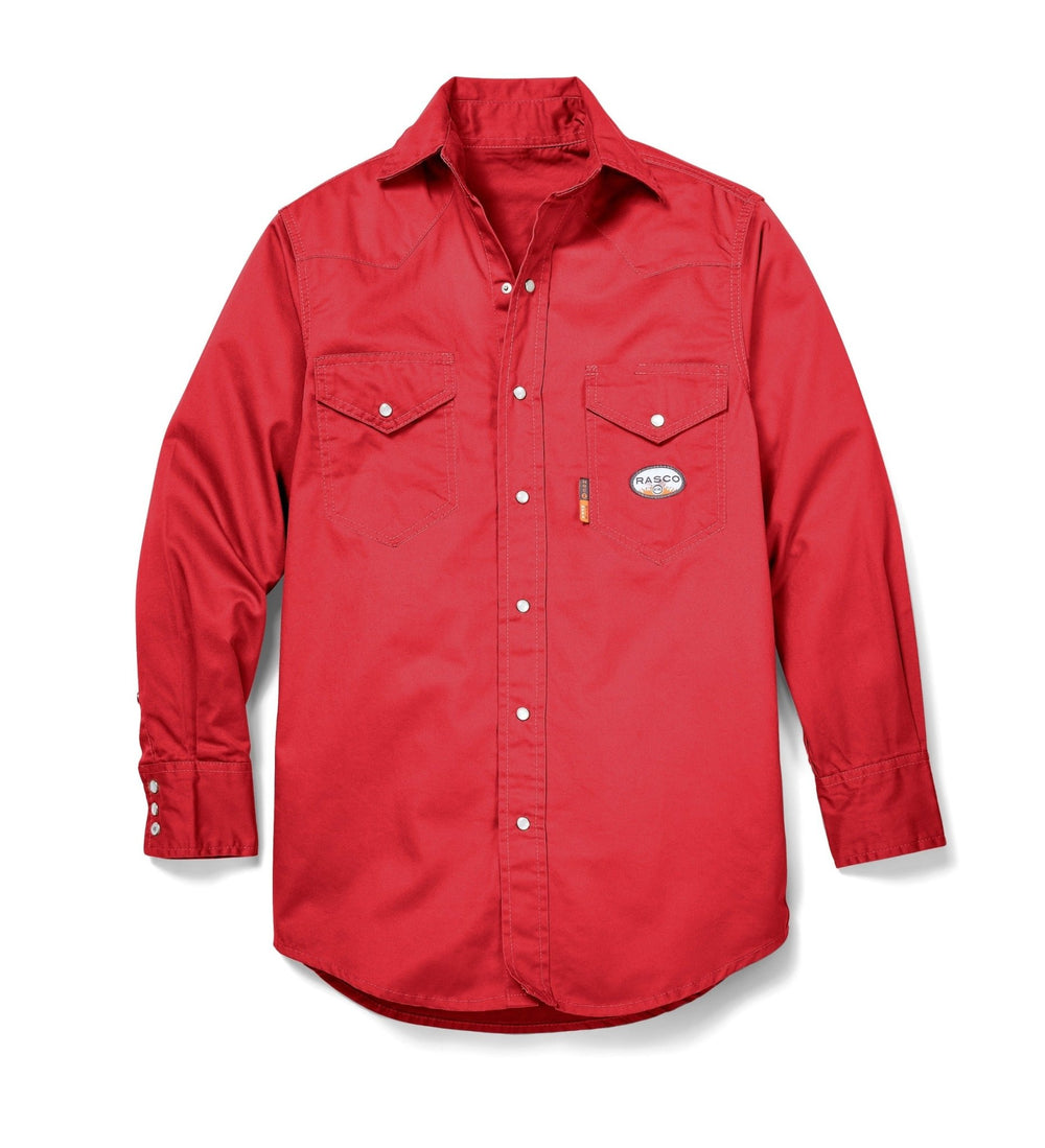 FR Red Snap Shirt (CLOSEOUT) - Rasco FR