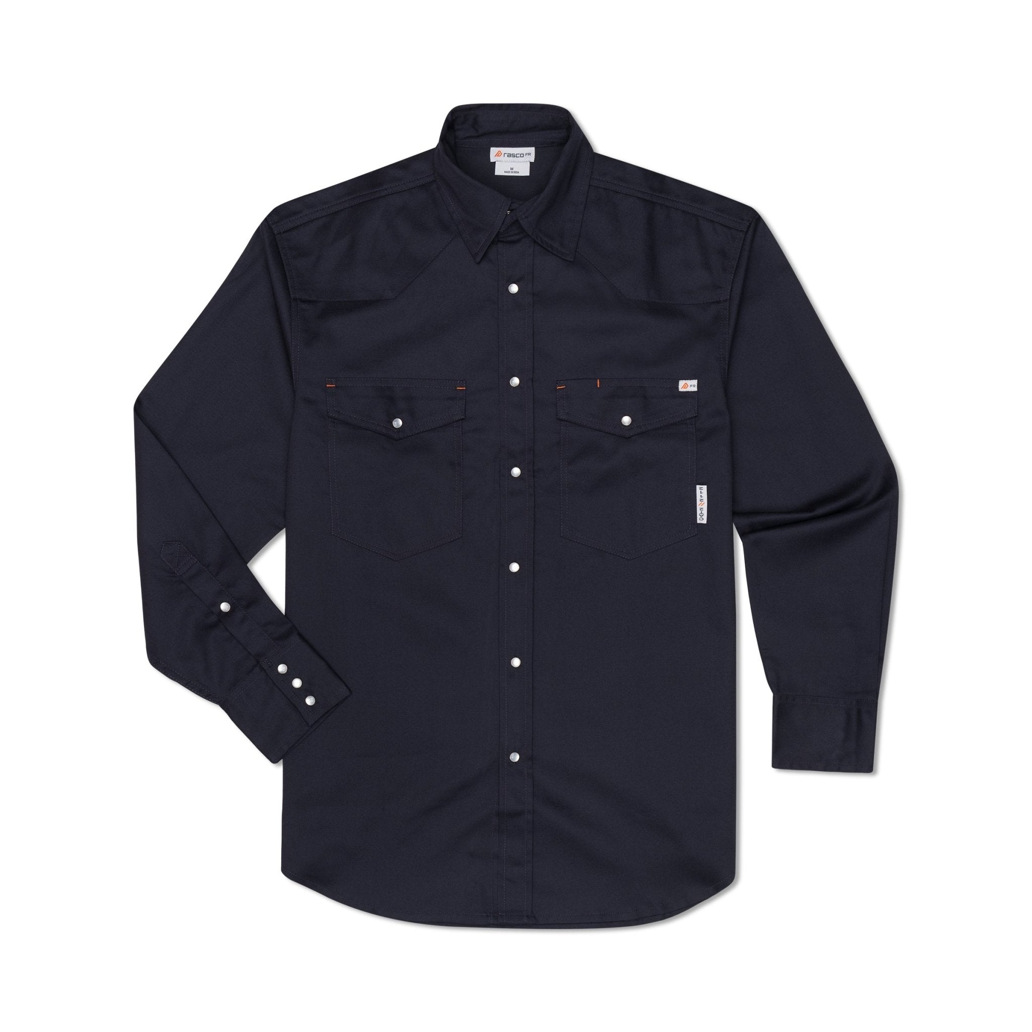 FR Snap Shirt | Pearl Snap Western Work Shirt, 10 cal CAT 2, Sizes