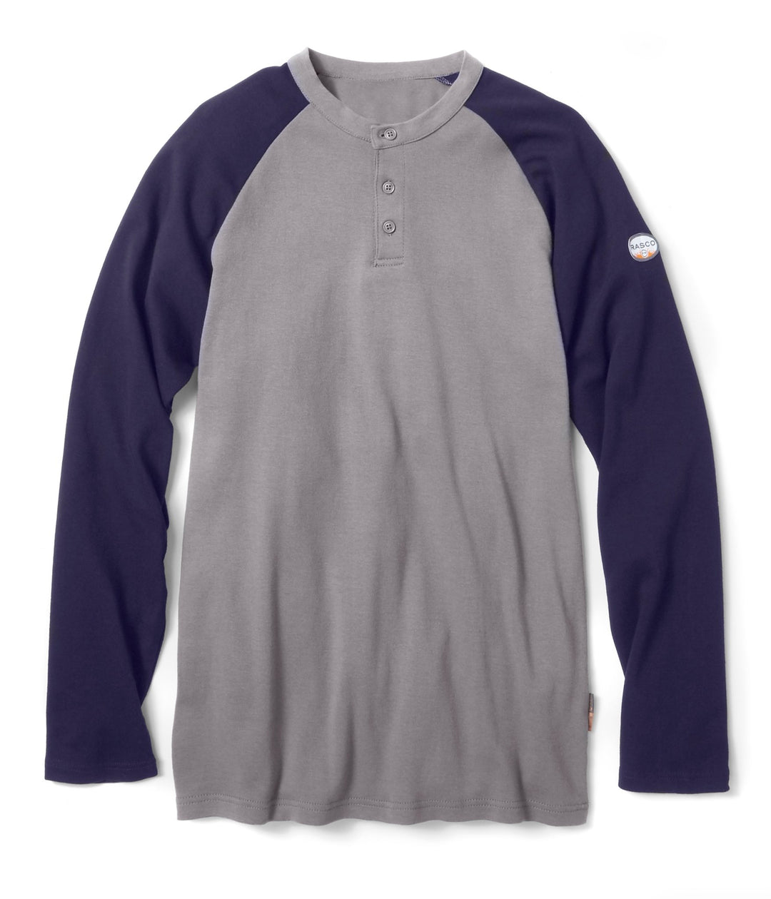 FR Two Tone Henley - (CLOSEOUT) - Rasco FR