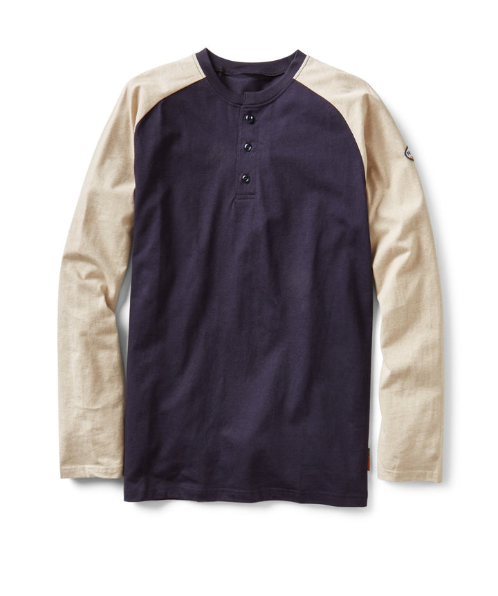 FR Two Tone Henley (CLOSEOUT) - Rasco FR