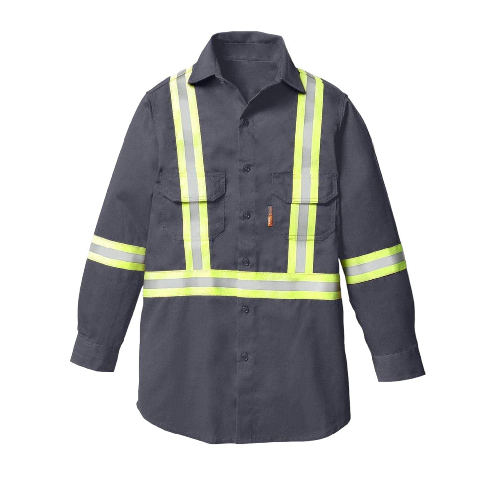 FR Uniform Shirt w/ Reflective Trim (CLOSEOUT) - Rasco FR