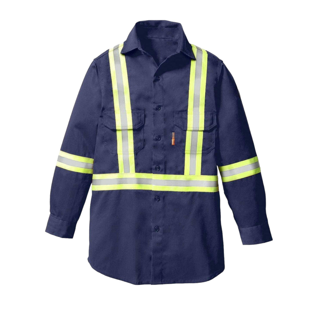 FR Uniform Shirt w/ Reflective Trim (CLOSEOUT) - Rasco FR