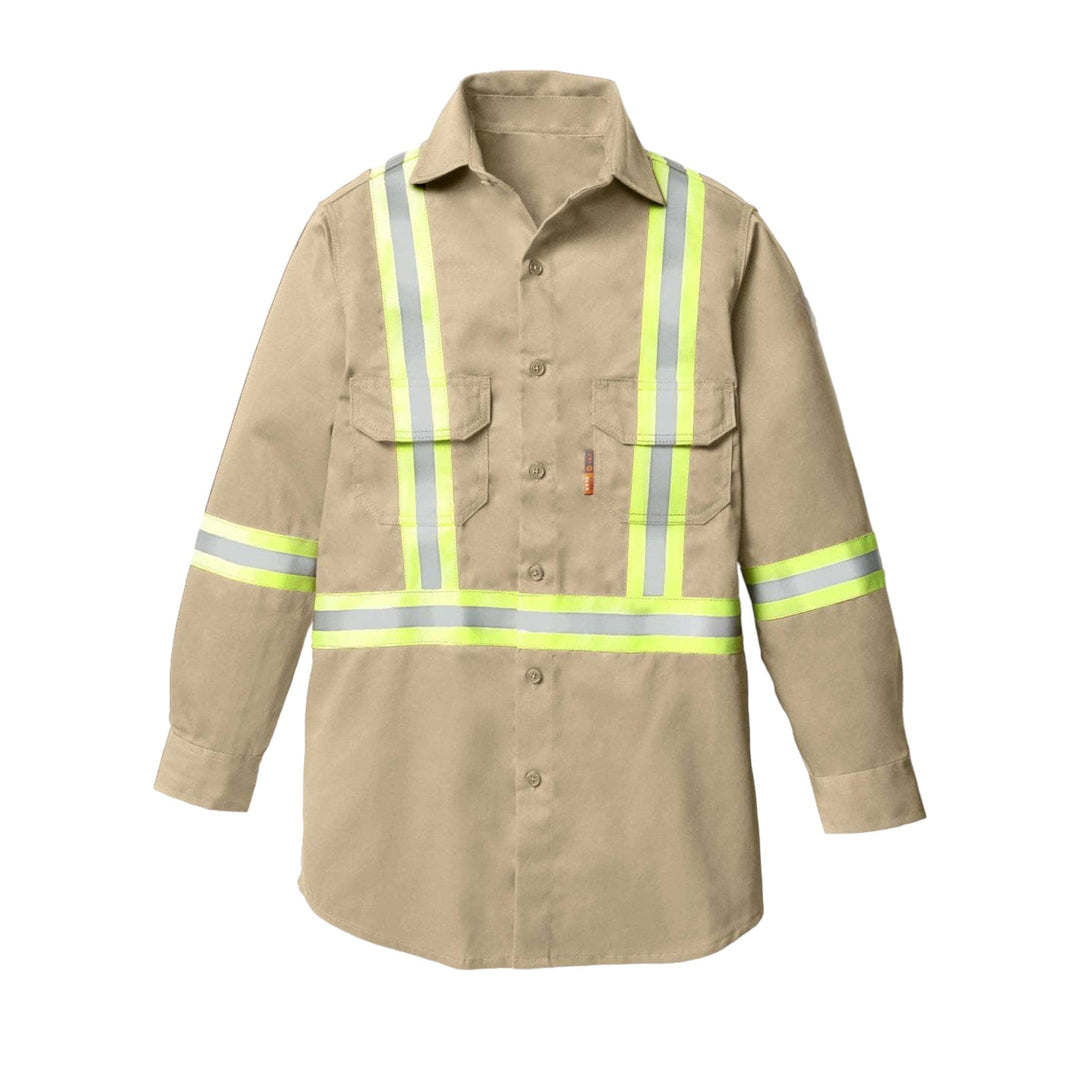 FR Uniform Shirt w/ Reflective Trim (CLOSEOUT) - Rasco FR