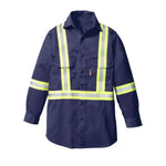 FR Uniform Shirt with Reflective Trim - Rasco FR