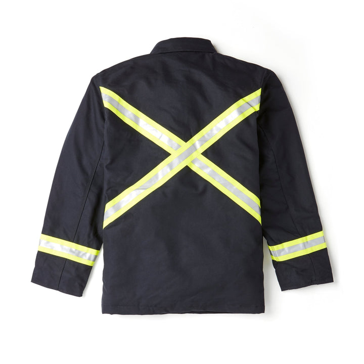 FR Utility Jacket with Reflective Striping (CLOSEOUT) - Rasco FR