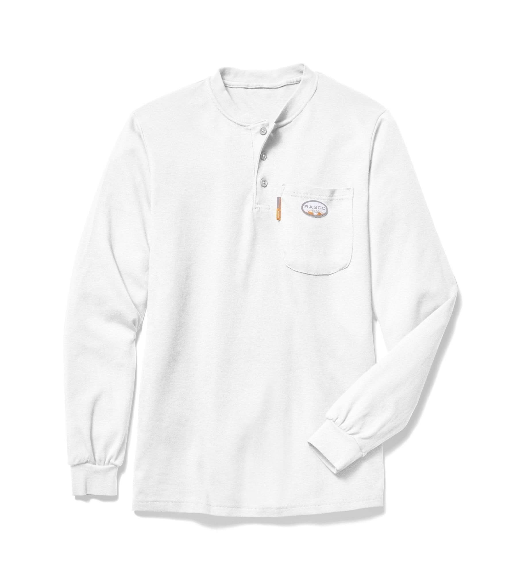 FR White Henley - Rasco FR
