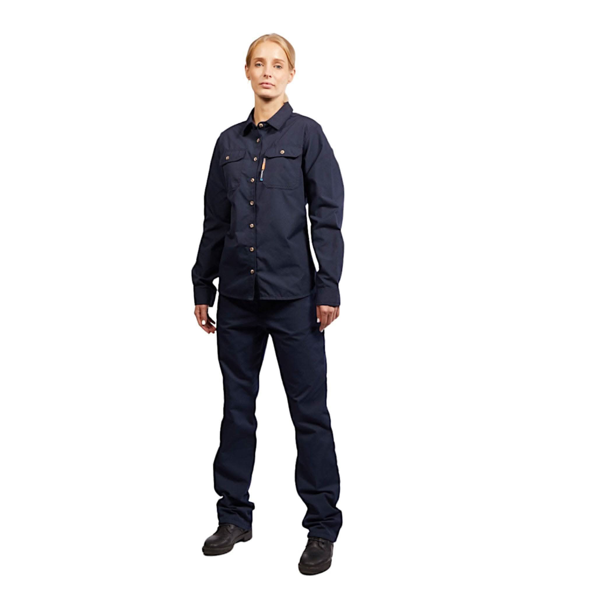 FR Women's 88/12 Navy Uniform Pants - Rasco FR