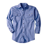 FR8905WB Rasco FR Women's Work Blue 88/12 Uniform Shirt, CAT 2, NFPA 2112 - FRONT