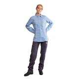FR Women's Blue Plaid Snap Shirt - Rasco FR
