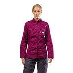 FR4903PL Rasco FR Women's Plum Work Shirt, CAT 2, NFPA 2112 - MAIN