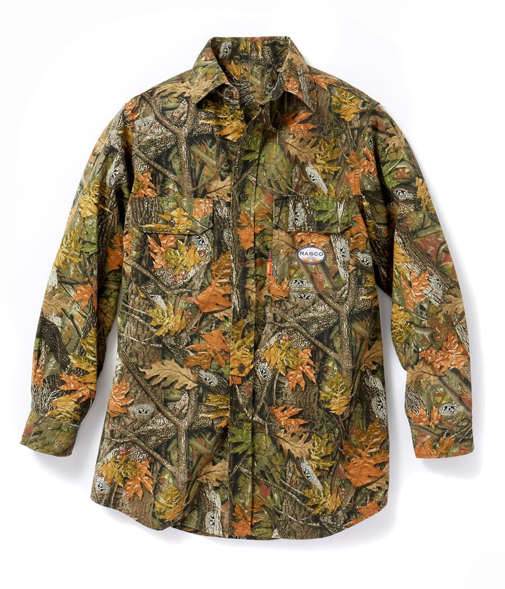 FR Woodland Camo Uniform Shirt (CLOSEOUT) - Rasco FR