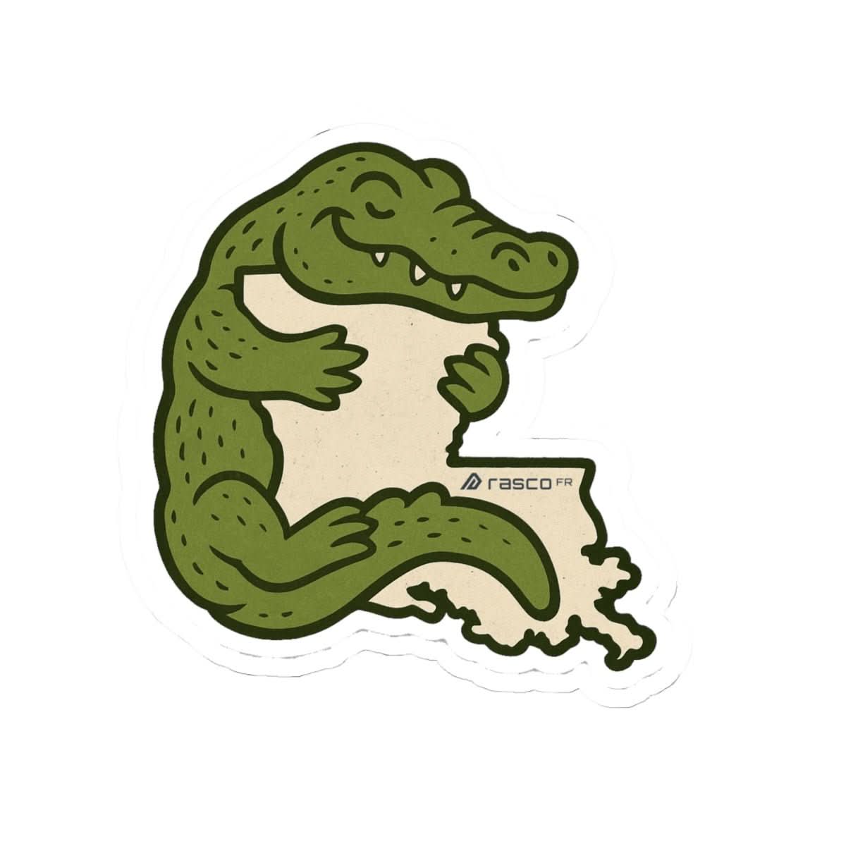 “Gator Love” Vinyl Sticker – Louisiana’s Got You Wrapped Up - Rasco FR