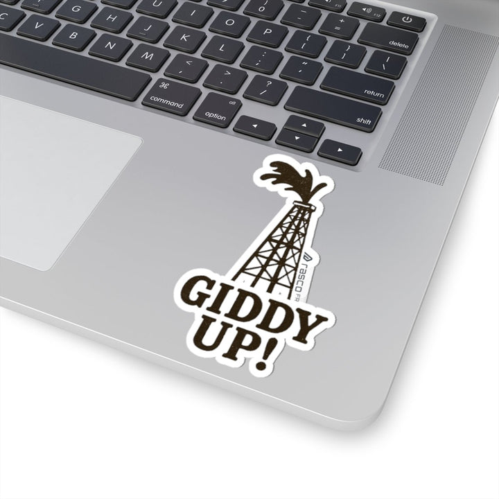 “Giddy Up!” Sticker – For the Roughnecks Who Drill - Rasco FR