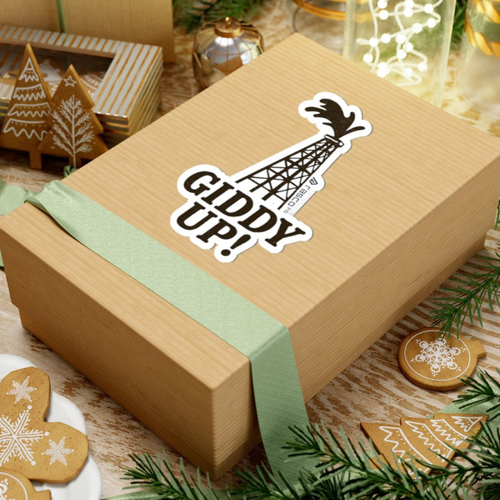 “Giddy Up!” Sticker – For the Roughnecks Who Drill - Rasco FR