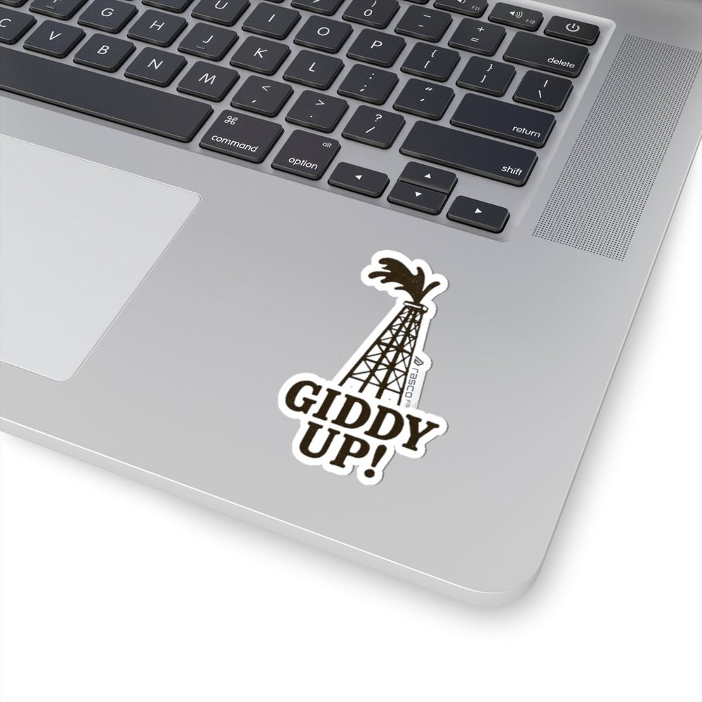 “Giddy Up!” Sticker – For the Roughnecks Who Drill - Rasco FR
