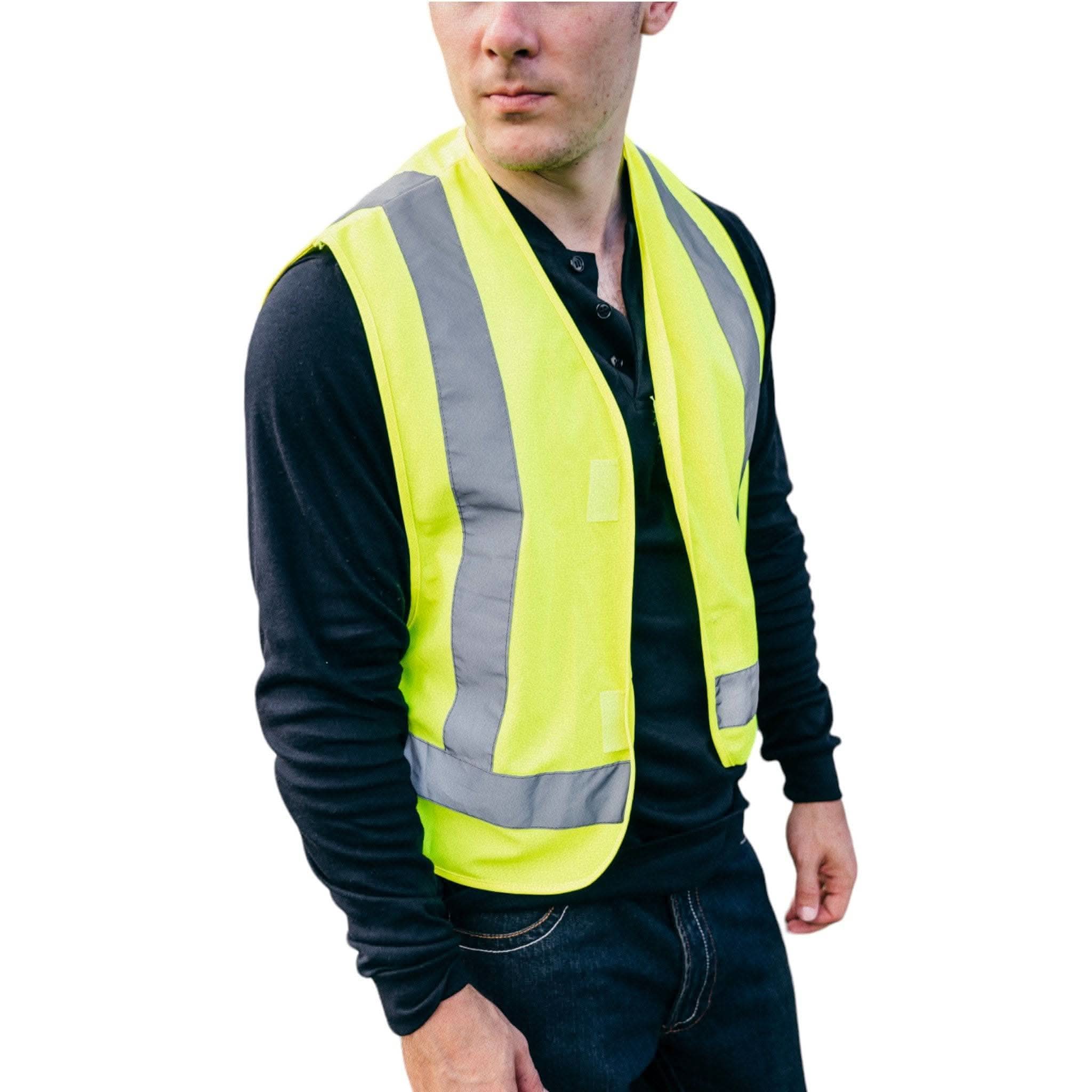 Hi Vis ANSI Yellow Vest - Rasco FR
