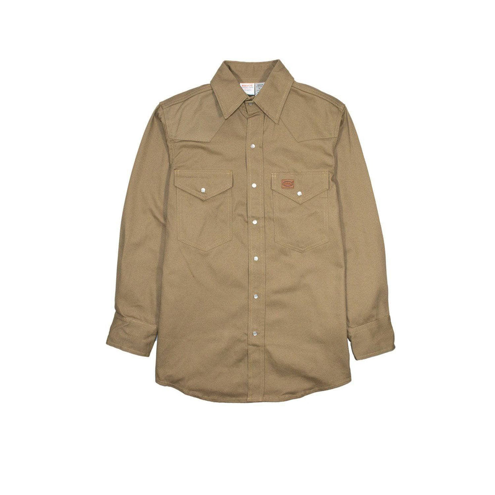 Non FR Classic Shirt - Khaki (CLOSEOUT) - Rasco FR