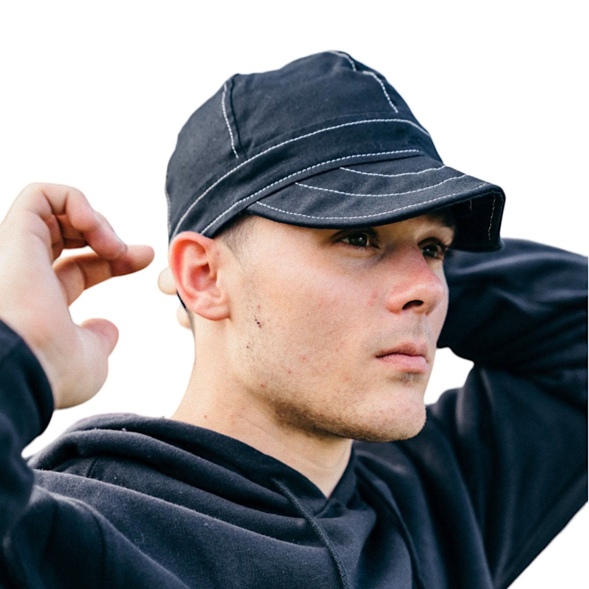 Non - FR Welding Cap - Black - Rasco FR