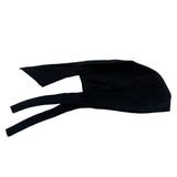 Rasco Black Doo Rag  - FRONT